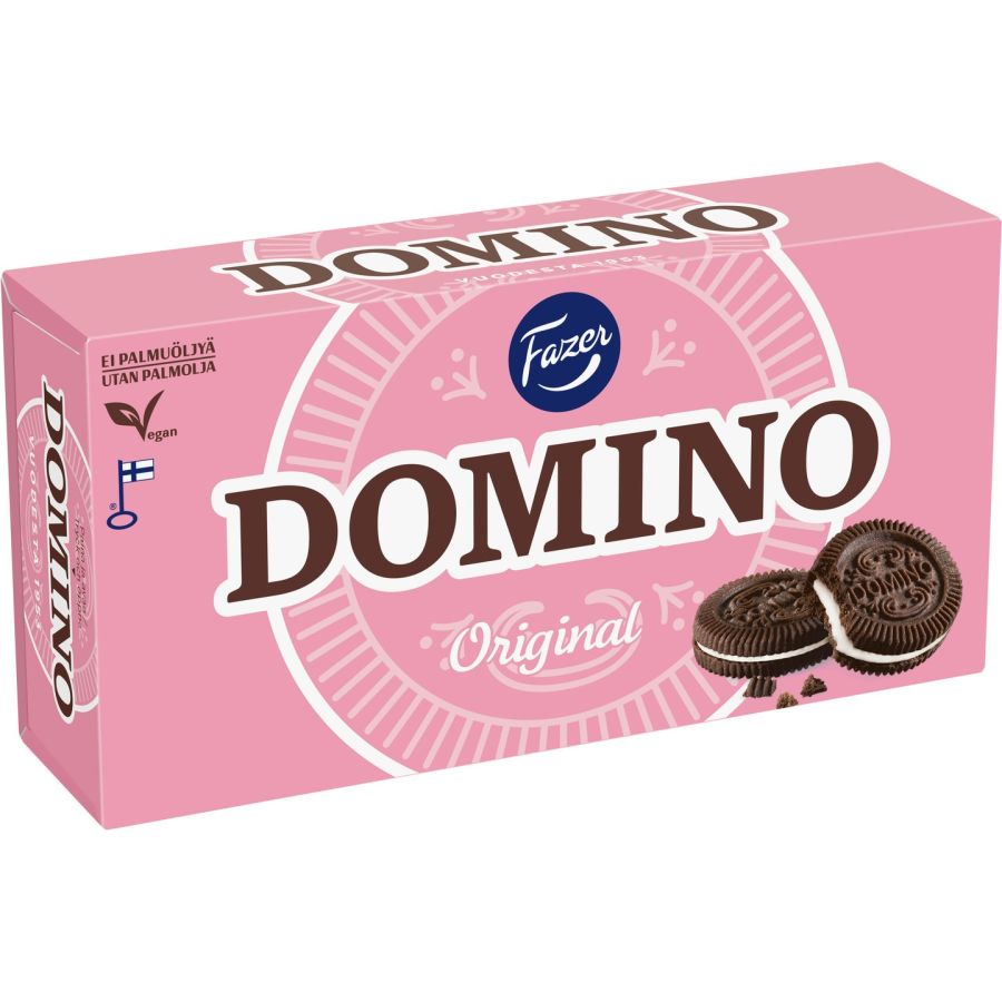Fazer Domino Original Biscuits With Vanilla Filling 350 g