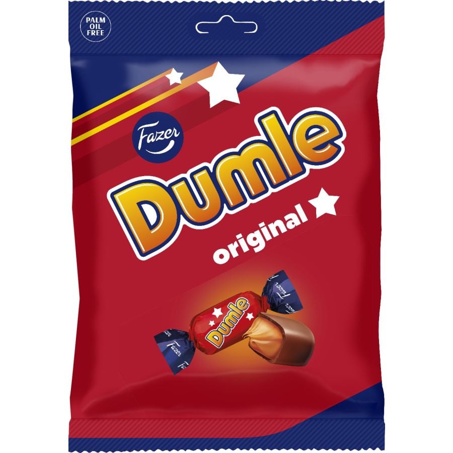 Fazer Dumle Original Toffee 200 g Bag