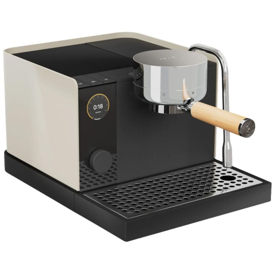 Fellow Espresso Series 1 Semi Automatic Home Espresso Machine, Sesame/Maple