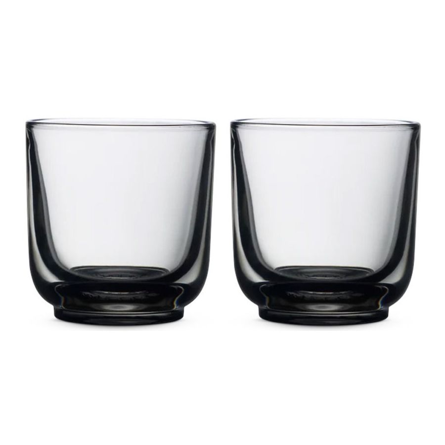 Fellow Pirch Ensemble de 2 verres à cappuccino 190 ml, Fumé