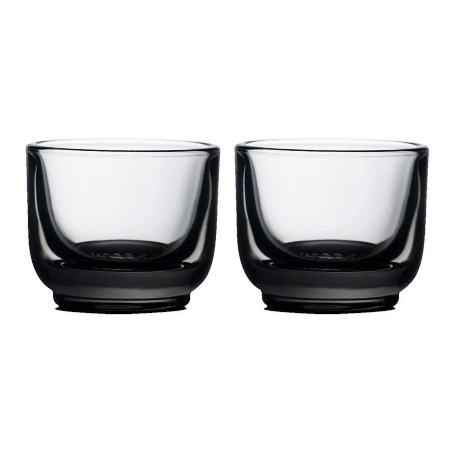 Fellow Pirch Espresso Set Of 2 Glasses 100 ml, Smoke