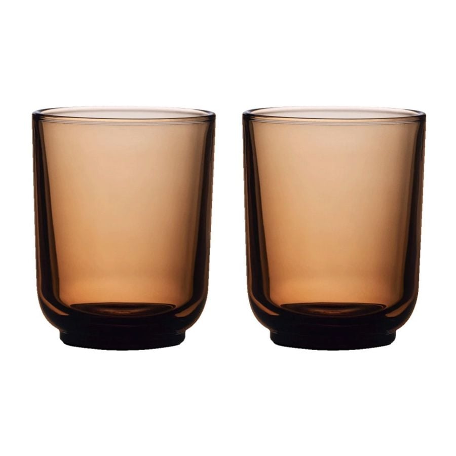Fellow Pirch Latte Set Of 2 Glasses 325 ml, Amber