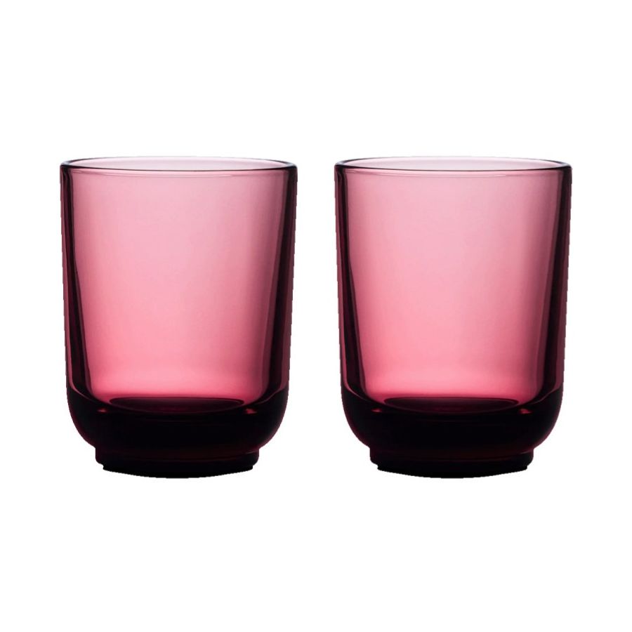 Fellow Pirch Latte Set Of 2 Glasses 325 ml, Garnet