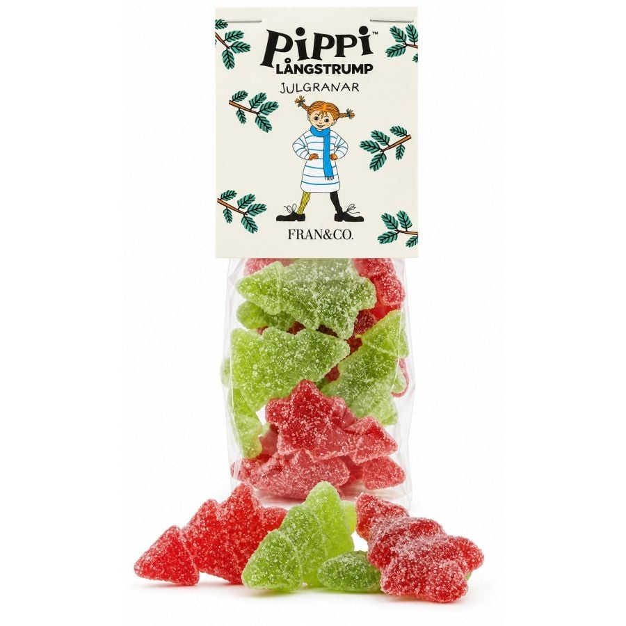 FRAN&Co Pippi Christmas Tree Fruit Gummies 95 g