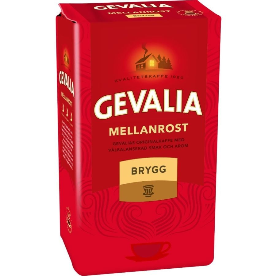 Gevalia Mellanrost Brygg Brew Coffee 450 g Ground