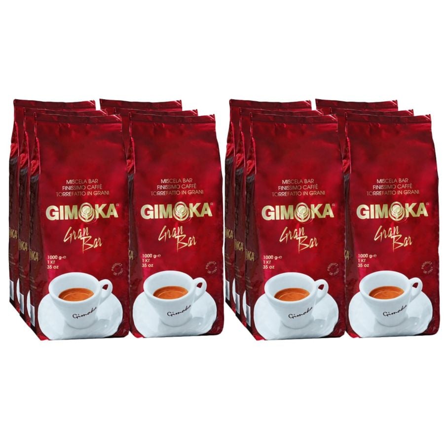 Gimoka Gran Bar grains de café 12 x 1 kg