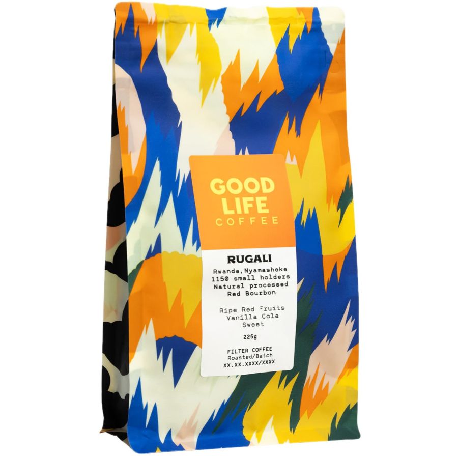 Good Life Coffee Rugali Natural, Ruanda 225 g granos de café
