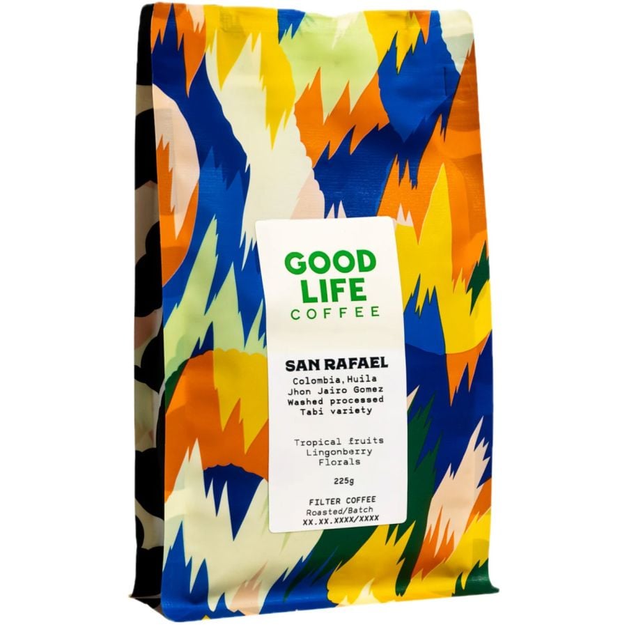 Good Life Coffee San Rafael Washed Tabi, Colombia 225 g Coffee Beans