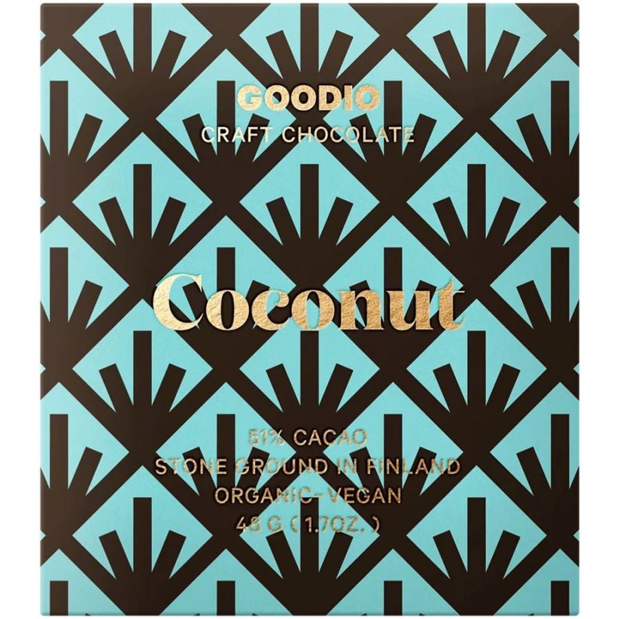 Goodio Coconut Organic Chocolate 51%, 48 g