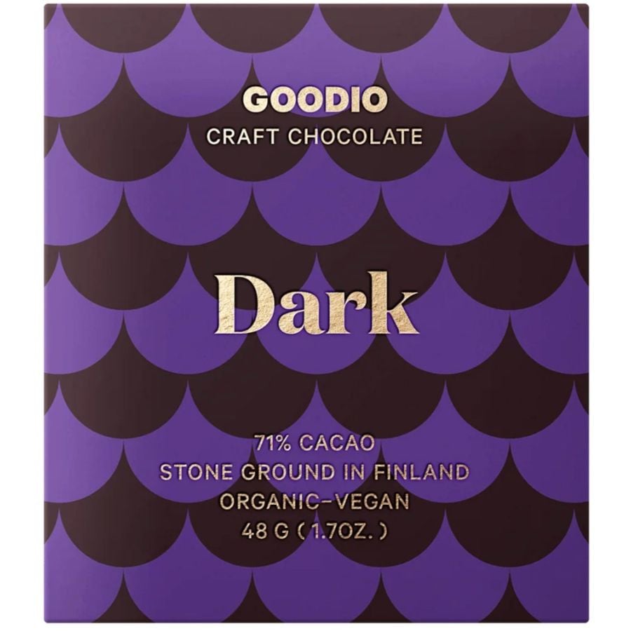 Goodio Dark Peru Organic Chocolate 78%, 48 g