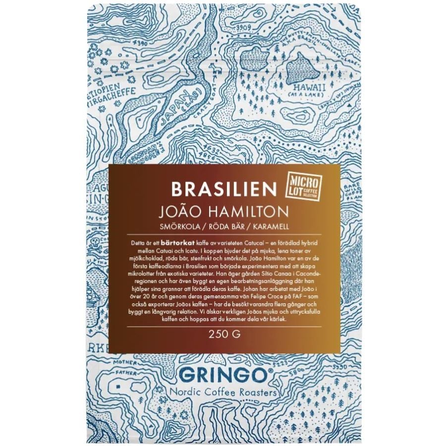 Gringo Nordic Brasilien João Hamilton 250 g granos de café
