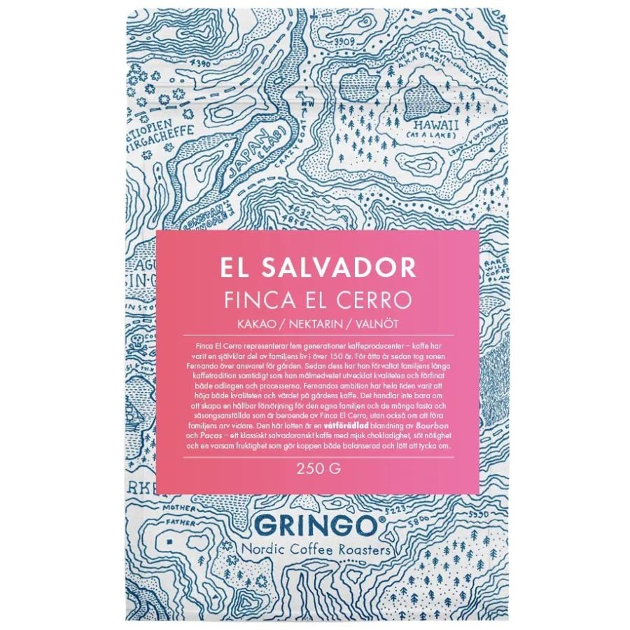 Gringo Nordic El Salvador Finca El Cerro 250 g Coffee Beans