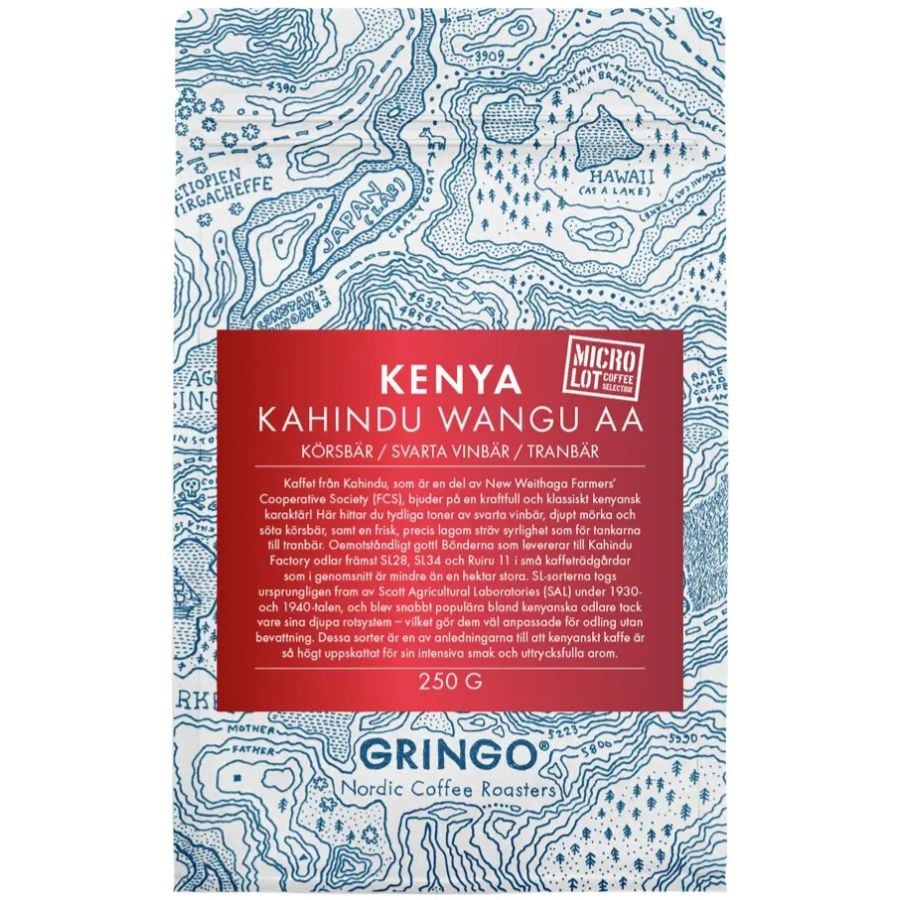 Gringo Nordic Kenya Kahindu Wangu AA 250 g Coffee Beans