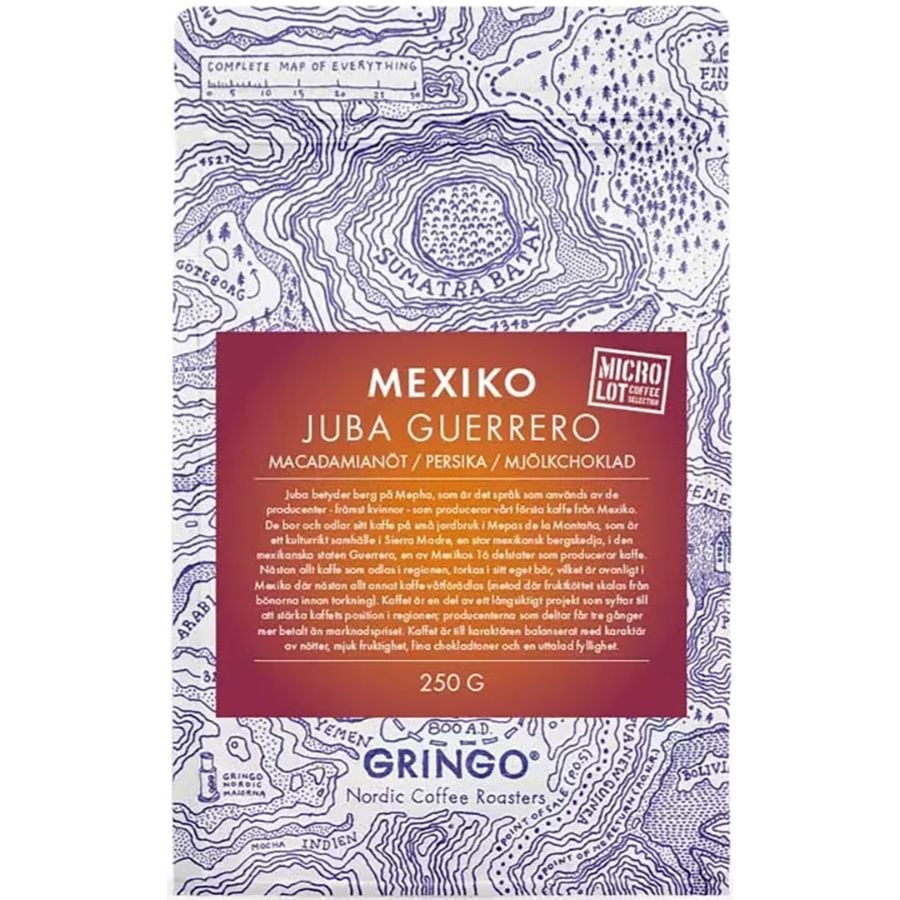 Gringo Nordic Mexiko Juba Guerrero 250 g Grains de café