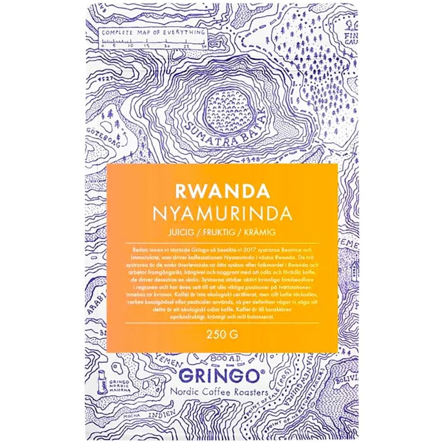 Gringo Nordic Rwanda Nyamurinda 250 g grains de café
