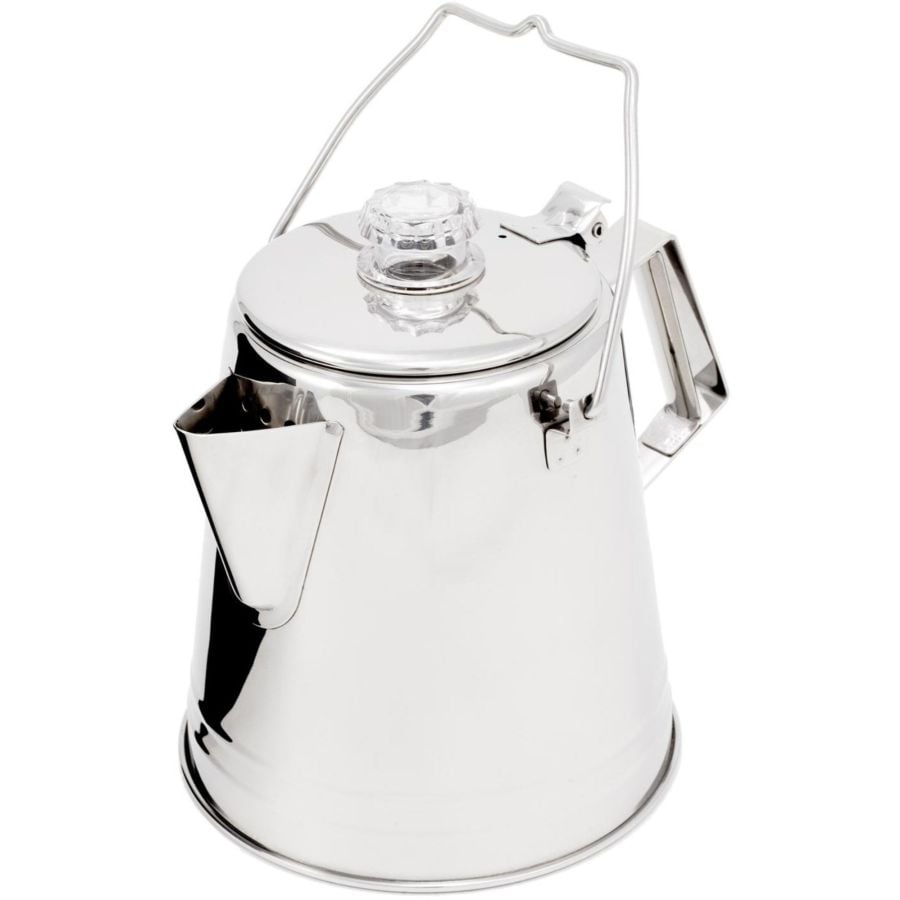 GSI Outdoors Glacier Stainless Coffee Percolator, 8 tasses