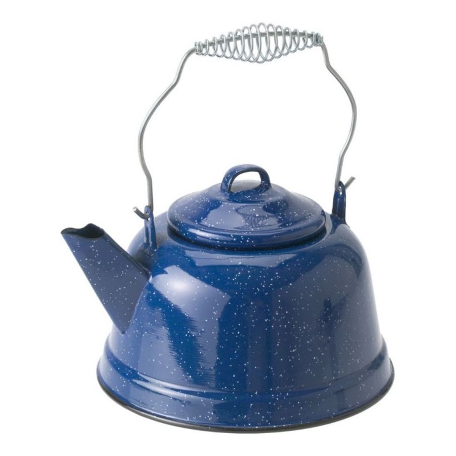 GSI Outdoors Enamel Tea Kettle bouilloire à thé, bleue