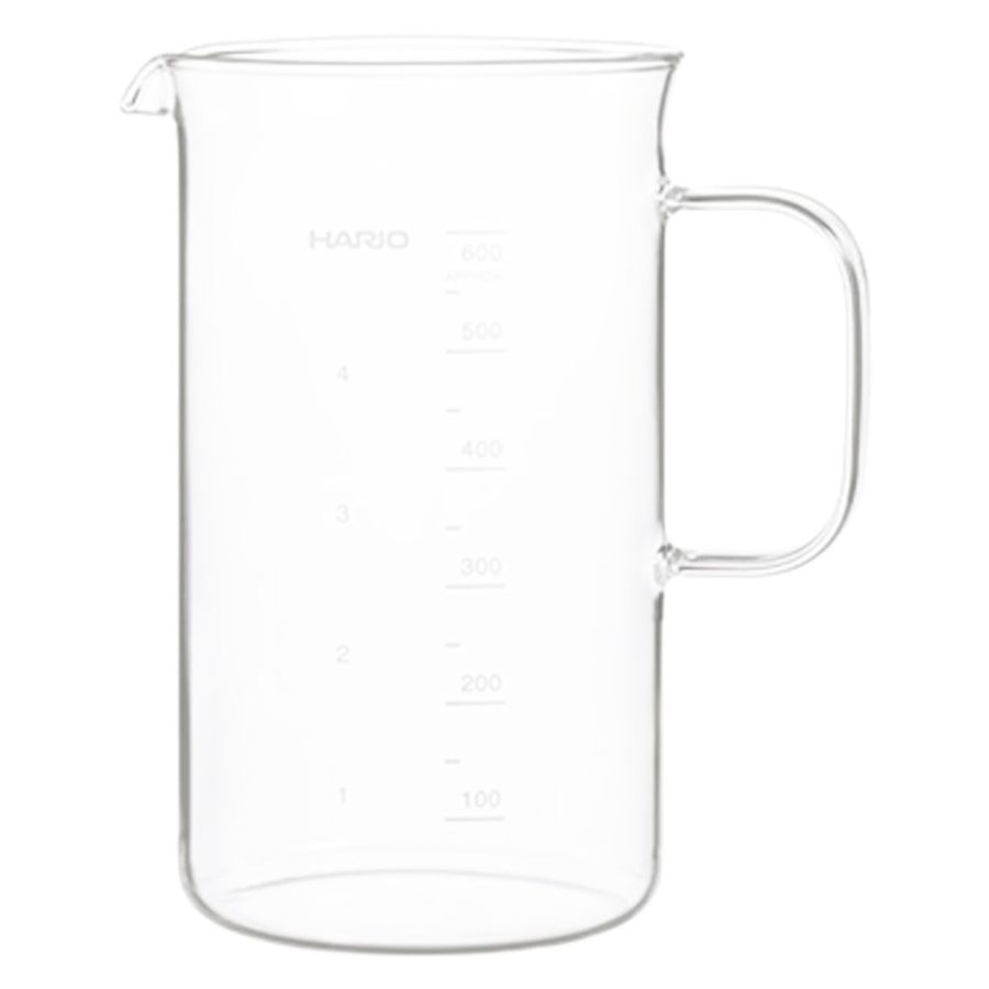 Hario Craft Science Beaker Server - jarra de vidrio, 600 ml