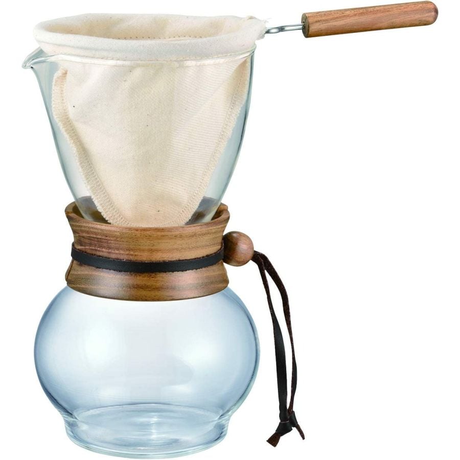 Hario Drip Pot Woodneck station d’égouttement 480 ml