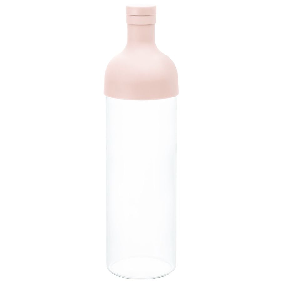 Hario Filter-In Bottle Cold Brewed Tea 750 ml, Smokey Pink