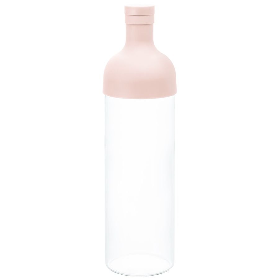 Hario Filter-in Bottle Cold Brewed Tea botella para té 750 ml, Smokey Pink