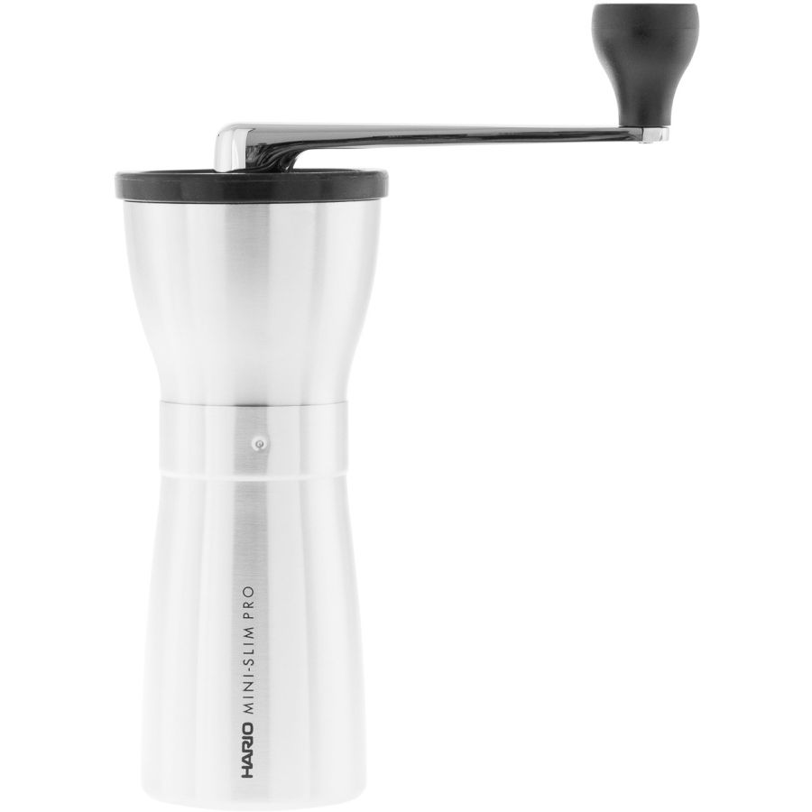 Hario Mini Slim PRO Coffee Grinder, Stainless Steel