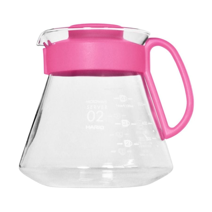 Hario Hario V60 Range Server Candy Edition Size 02, 600 ml Flamingo Pink