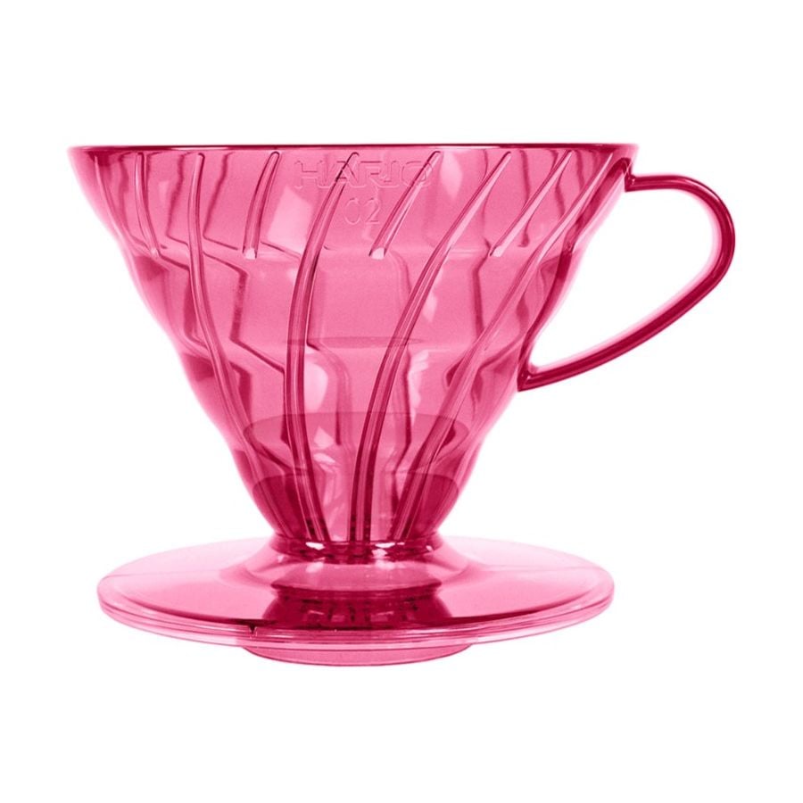 Hario V60 Dripper Tamaño 02 Edición Candy, Flamingo Pink