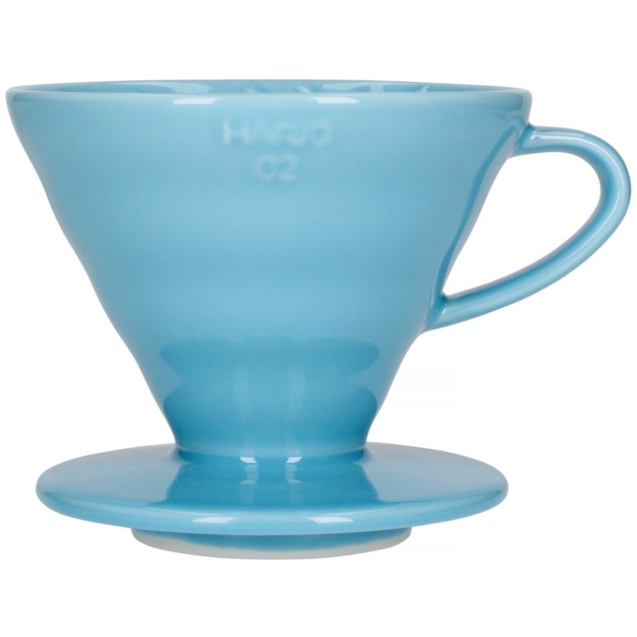 Hario V60 taille 02 porte-filtre en céramique, bleu
