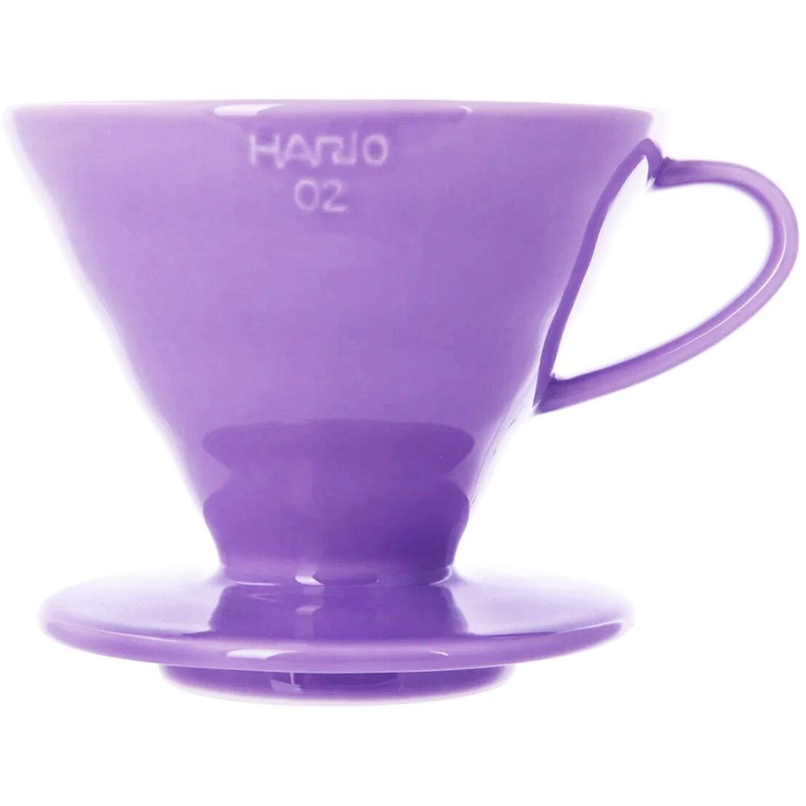 Hario V60 Ceramic Dripper Size 02, Purple Heather