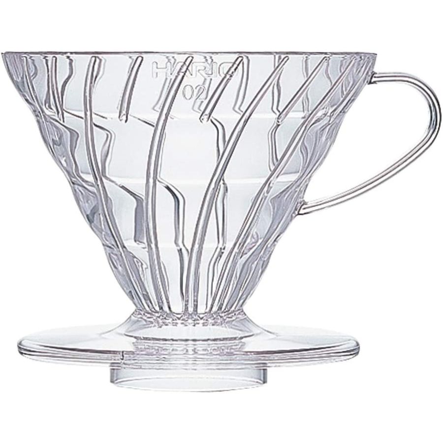 Hario V60 Dripper taille 02 porte-filtre, plastique transparent