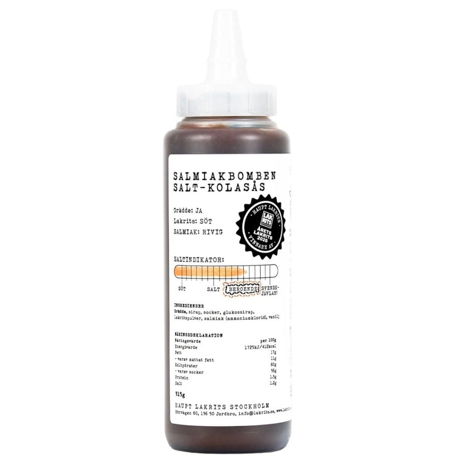 Haupt Lakrits Salmiakbomben Salmiak & Salty-Caramel Sauce 315 g