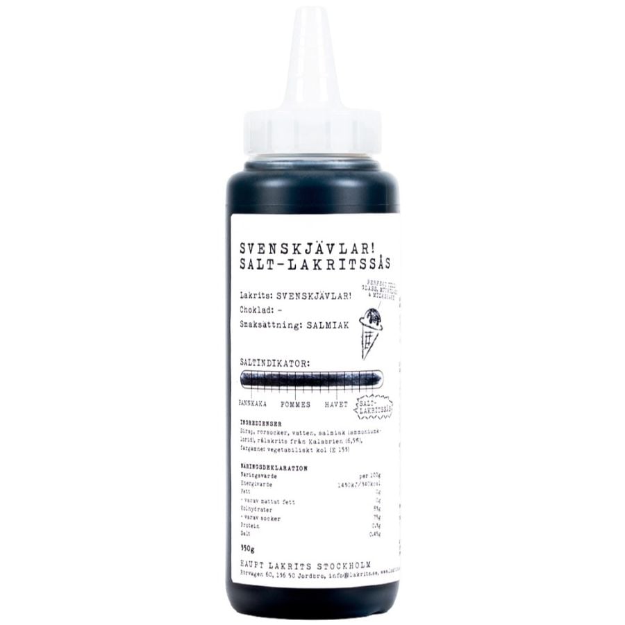 Haupt Lakrits Svenskjävlar! Salmiac Sauce 350 g