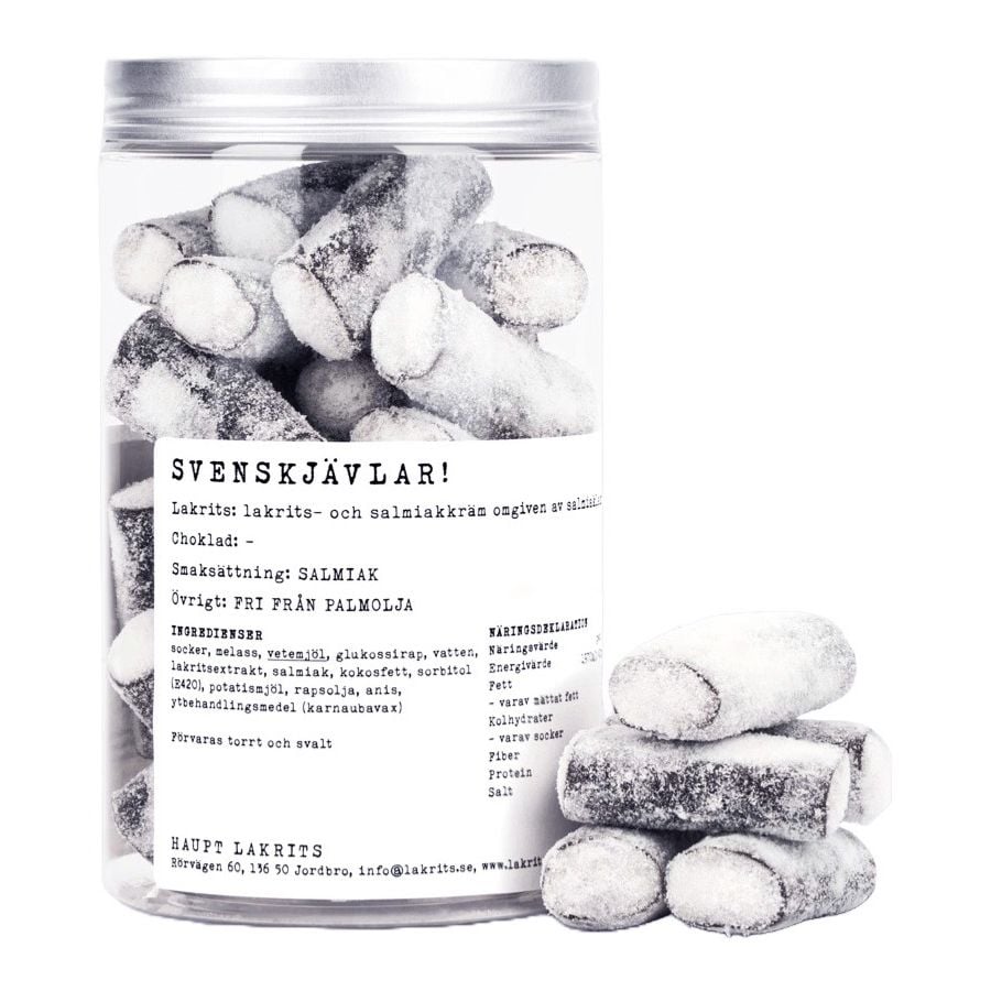 Haupt Lakrits - Svenskjävlar! Extra Salty Liquorice 250 g