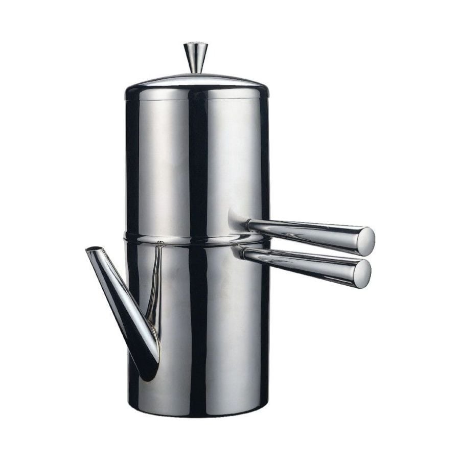 ILSA Neapolitan Cuccumella Steel Coffee Maker, 1-2 Cups