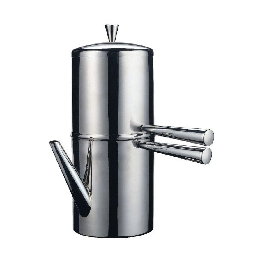 ILSA Neapolitan Cuccumella Steel Coffee Maker, 3 Cups