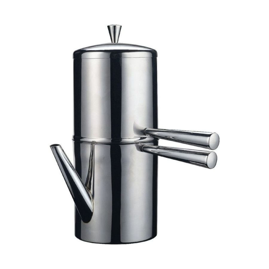 ILSA Neapolitan Cuccumella Steel Coffee Maker, 6 Cups