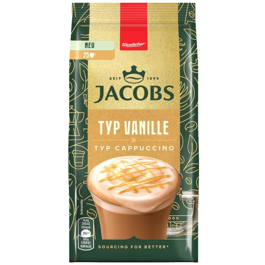 Jacobs Cappuccino Vanille Flavoured Instant Coffee 360 g