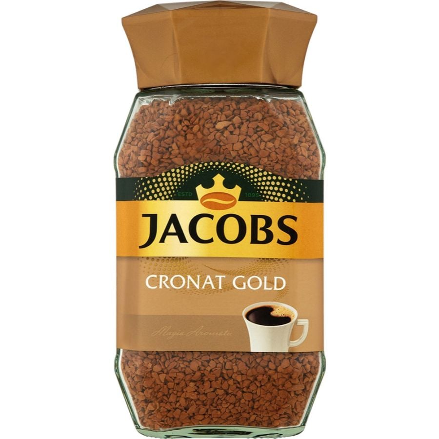 Jacobs Cronat Gold Instant Coffee 200 g Glass Jar