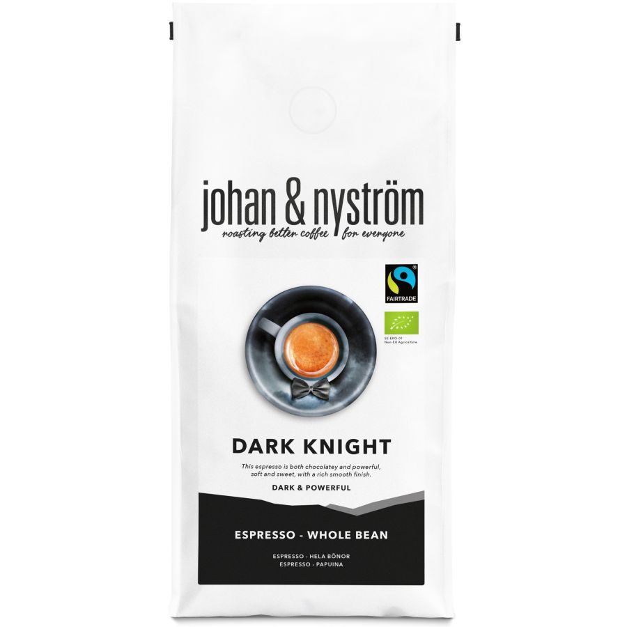 Johan & Nyström Espresso Dark Knight 500 g Grains de Café