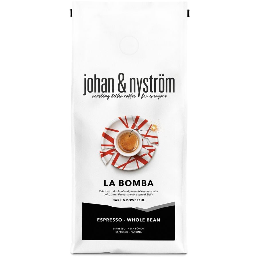 Johan & Nyström Espresso La Bomba, grains de café, 500 g