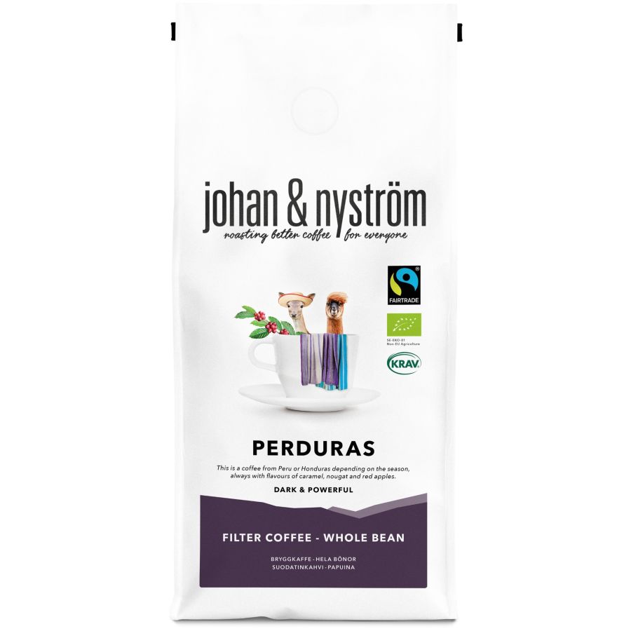 Johan & Nyström Perduras FTO 500 g Organic Coffee Beans