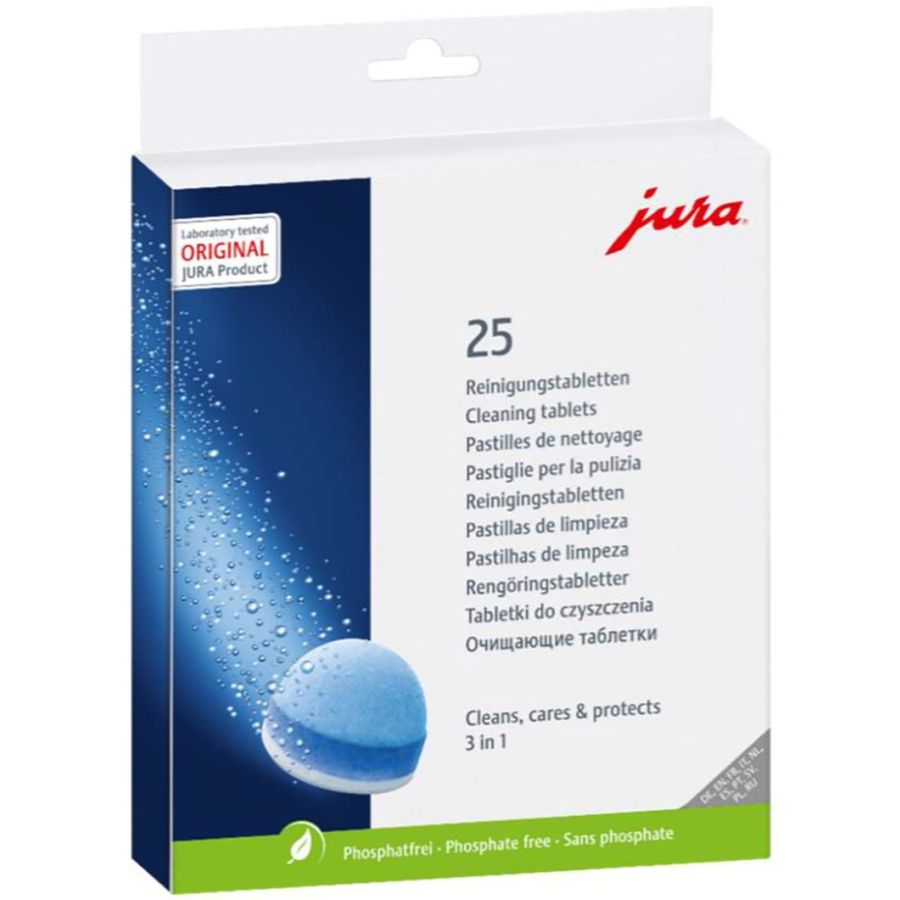 Jura 3-Phase pastilles de nettoyage 25 pcs