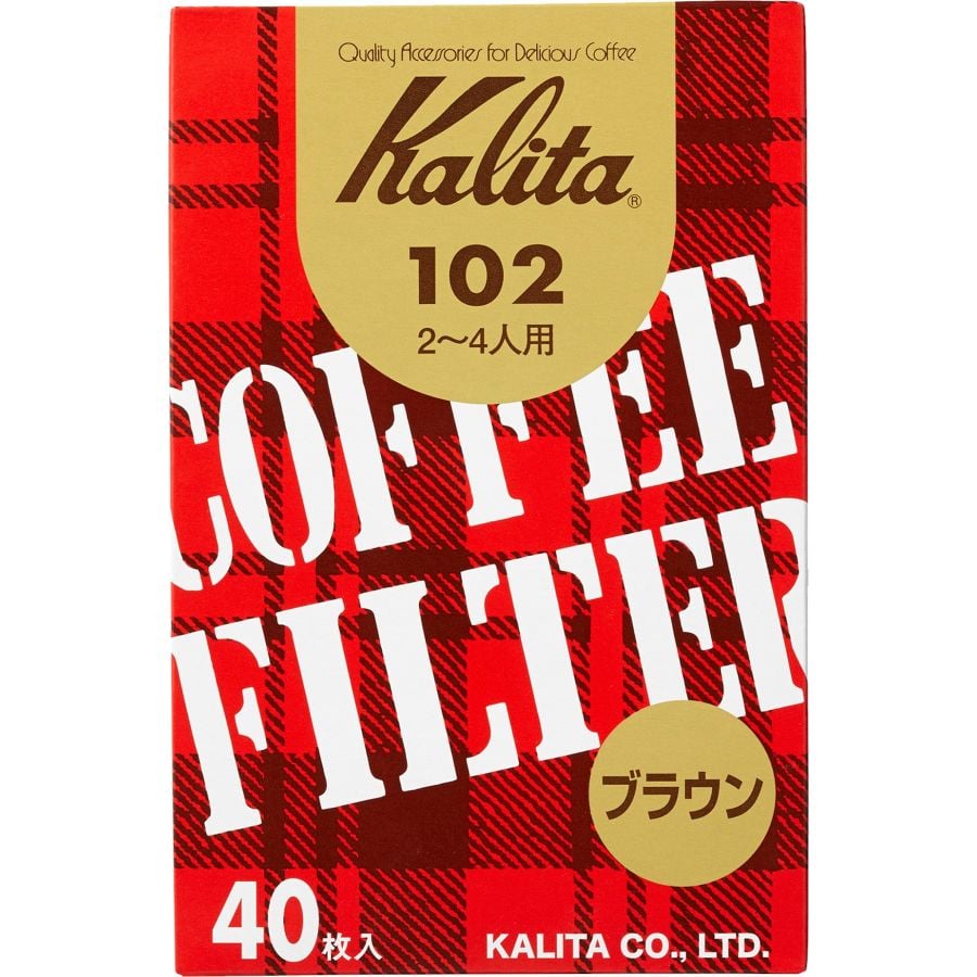 Kalita 102 Filtres à café en papier marron 40 pièces