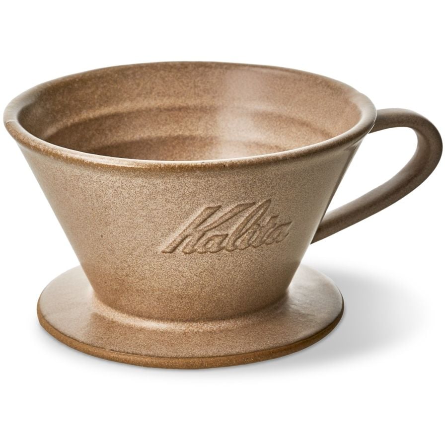 Kalita MI Ceramic Dripper 185, Sand Brown
