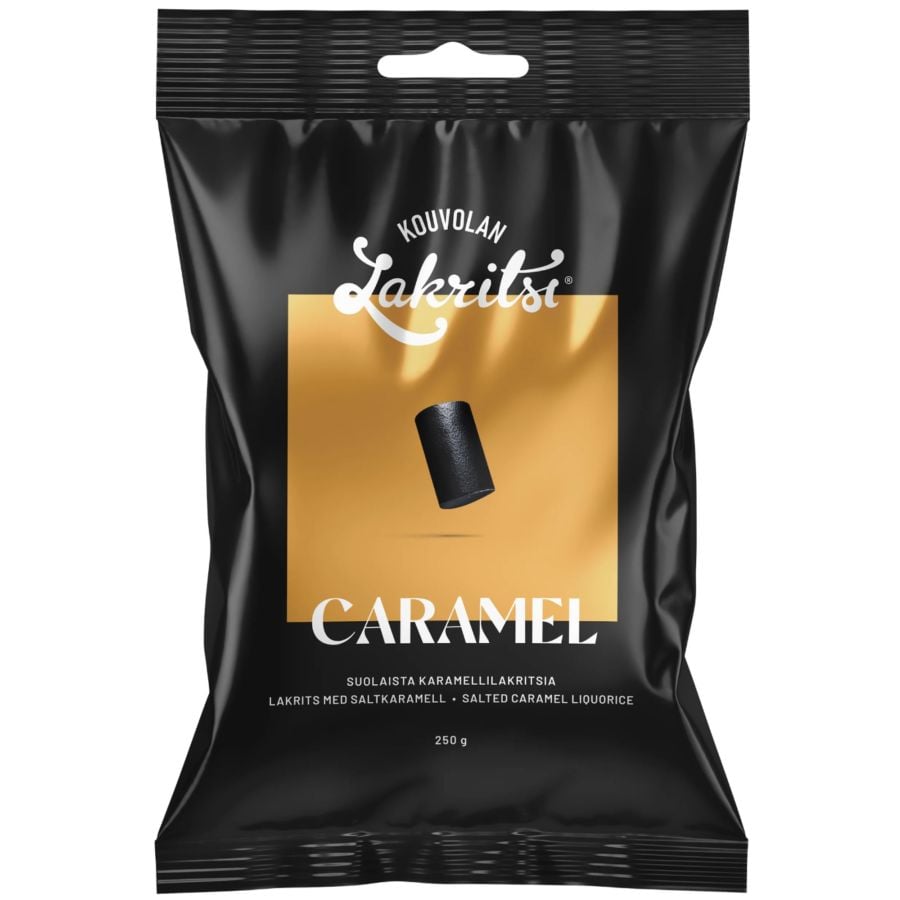 Kouvolan Lakritsi Caramel-Sea Salt Liquorice Bits 250 g