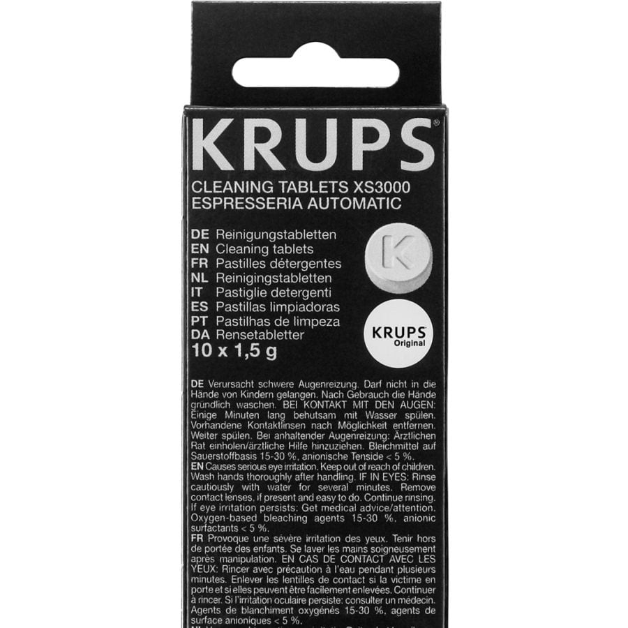 Krups XS3000 tablettes de nettoyage 10 pcs