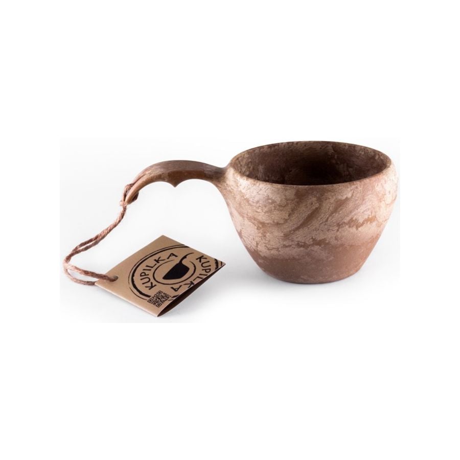 Kupilka 37 2-en-1 taza de madera tradicional 370 ml, marrón