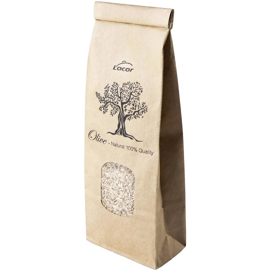 Lacor serrín para ahumar, madera de oliva 100 g
