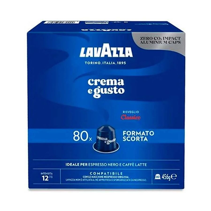 Lavazza Crema e Gusto Classico Nespresso-Compatible Coffee Capsule 80 pcs